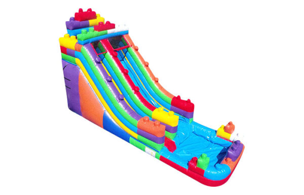 Party Blocks Inflatable Water Slide - 18 FT - Image 3