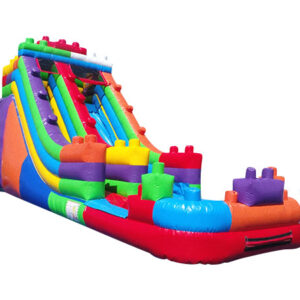 Party Blocks Inflatable Water Slide - 18 FT