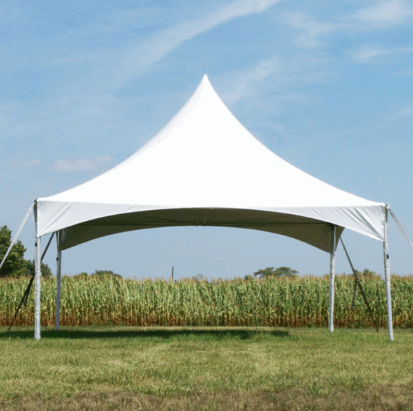 20x20 High Peak Cross Cable Frame Tent - Image 6