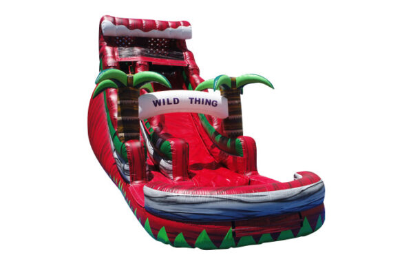 Red Hot Wild Thing Inflatable Water Slide - 18 FT - Image 2
